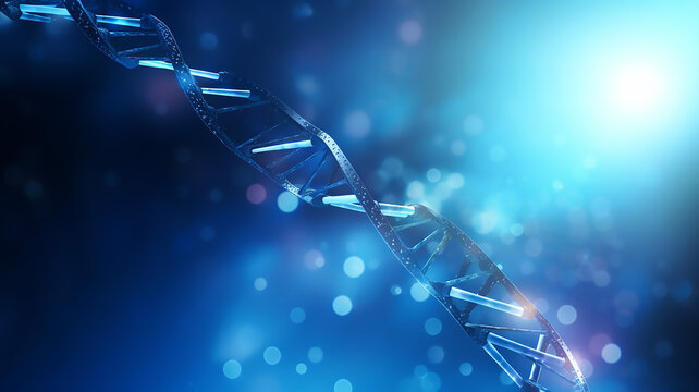 DNA and Medical and Digital Abstract Background