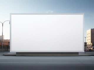 Blank Billboard In The Out Door