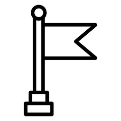 Vector Design Flag Icon Style