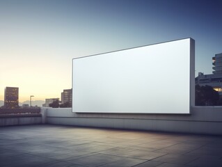 Blank Billboard In The Out Door