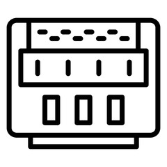 Vector Design Taxi Meter Icon Style