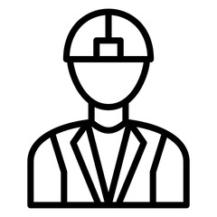 Vector Design Male Engineer Icon Style