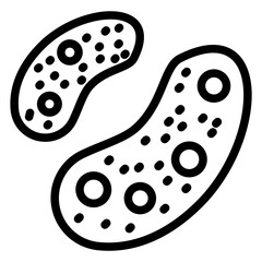 Vector Design Bacteria Icon Style