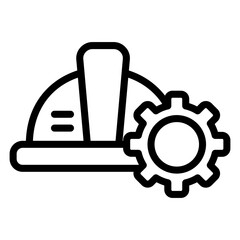 Vector Design Engineering Setting Icon Style