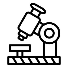 Vector Design Microscope Icon Style