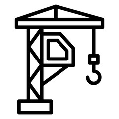Vector Design Crane Icon Style