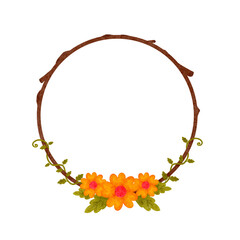 circle text frame picture frame