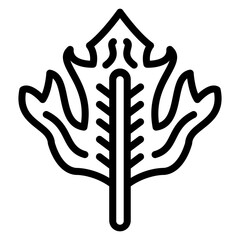 Vector Design Maple Leaf Icon Style