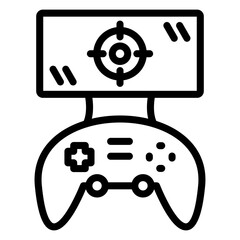 Vector Design Game Hud Icon Style