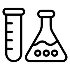 Vector Design Chemical Laboratory Icon Style
