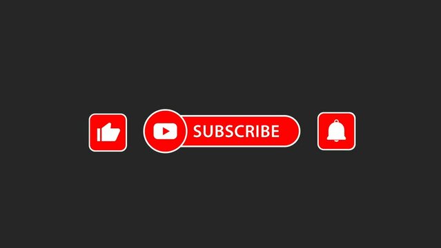 Youtube subscribe button with light color