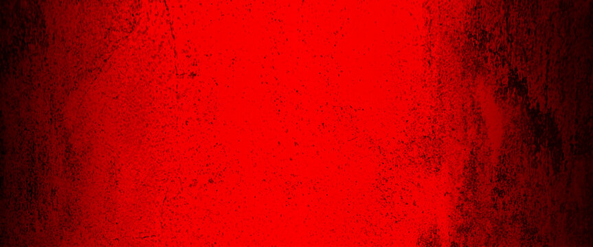 Red grunge texture, abstract scary concrete, Horror cement for background, scary red wall for background, Dark grunge textured red concrete wall background, red horror wall background.