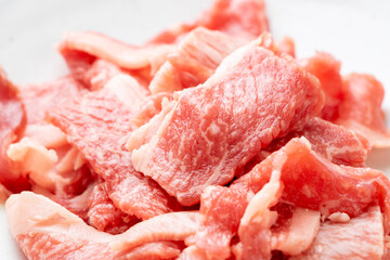 牛こま切れ肉。
