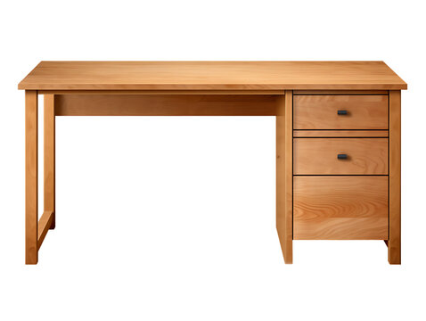recommend clip art: Wooden desk with drawer isolated on transparent background