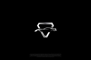 Automotive industry business logo Car Garage. Concept vetor Design template
