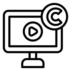 Copyright Icon Style