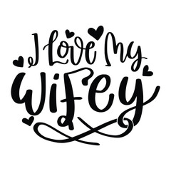 Couple in love lettering quotes. Hand Drawn Lettering for Valentine's Day Vector Card