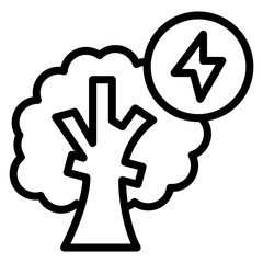 Green Energy Icon Style