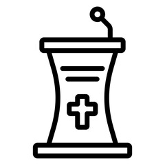 Pulpit Icon Style