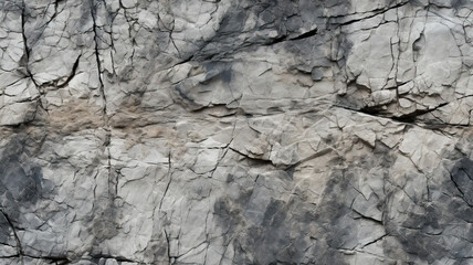 Closeup of Cracked Rock with Realistic Textures