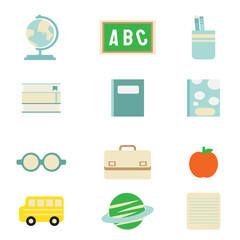 The education icon for school or study concept