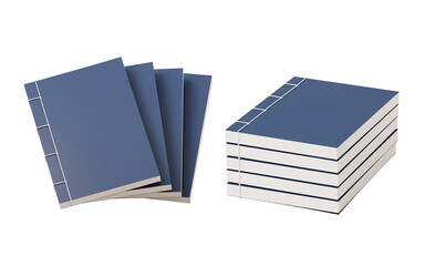 Ancient Chinese book, traditional culture, 3d rendering.