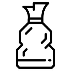 trash can, garbage can, rubbish bin icon