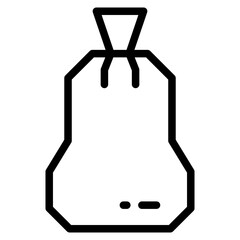 trash can, garbage can, rubbish bin icon