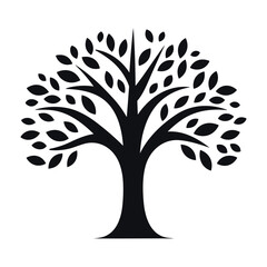 tree silhouette vector