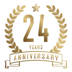 24 years anniversary celebration

