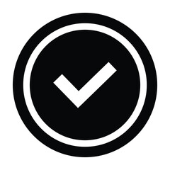 Tick, message, messaging icon