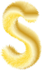 Letter illustration. Hand drawn picture