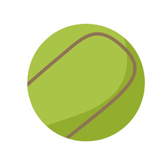tennis ball isolated