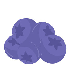 Group Of Blueberry Cartoon 