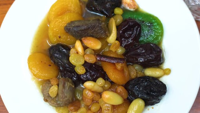 Traditional Algerian sweets in ramadan