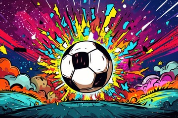 soccer stadium football doodle art illustration background.