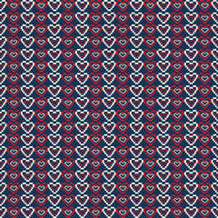 Geometric ethnic pattern design for carpet, clothing, fabric, batik, knitwear, embroidery, Ikkat, pixel pattern.	
