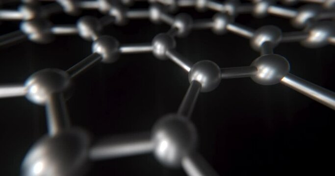 Graphene Loop in a 3D animation