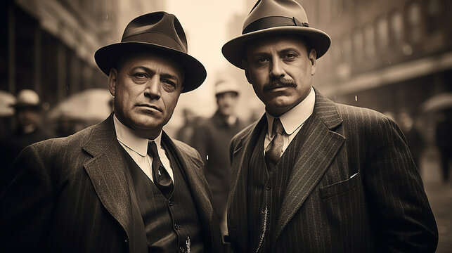 Group of mafioso in 1930s