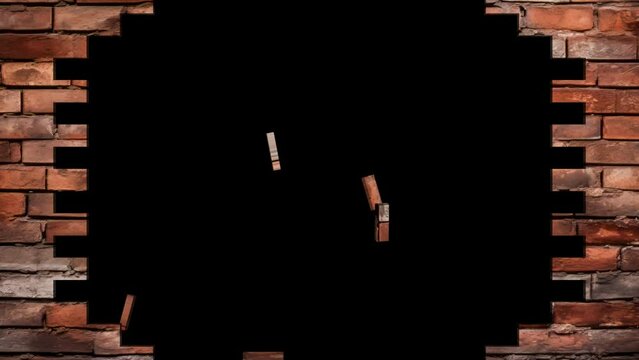 Exploding Bricks Animation.
An animated video of bricks exploding outward.  