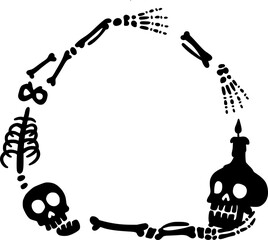 Halloween Frame Illustration