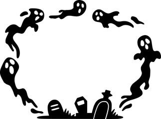 Halloween Frame Illustration