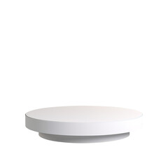 Round Pedestal podium for product presentation isolated on transparent background Remove png, Clipping Path