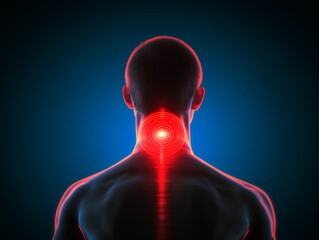 Pain collection, man suffering from back pain. Medical and health problem. Generative Ai