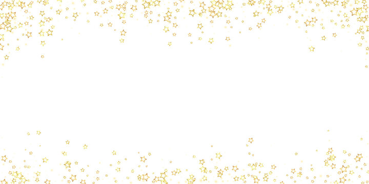 Christmas stars vector overlay.  Magic stars luxury sparkling confetti. Christmas spirit. Festive stars vector illustration on white background.