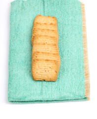 atta cookies on white background, new angles