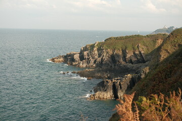 Sentier des Douaniers au départ de Saint-Quay-Portrieux - Bretagne - France