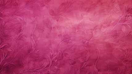 magenta background with a thin barely noticeable floral ornament, vintage blank wallpaper