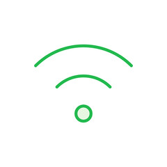 Wifi icon set. signal vector icon. Wireless  icon vector