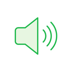 Speaker icon set. volume icon vector. loudspeaker icon vector. sound symbol